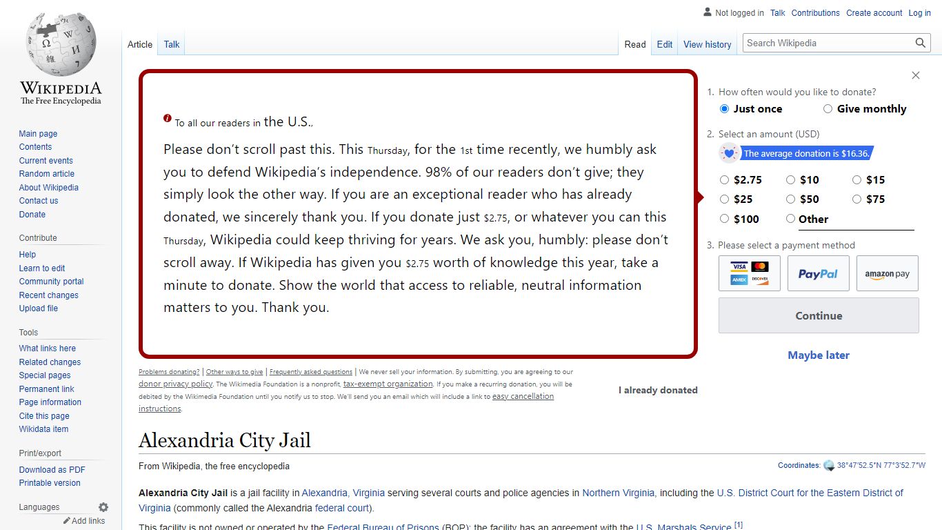 Alexandria City Jail - Wikipedia